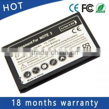 High quality replacement mobile phone battery for phone Samsung Note 3 N9000