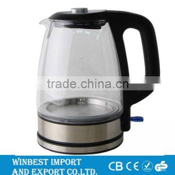 2015 Hot Sale Glass Electric Kettle