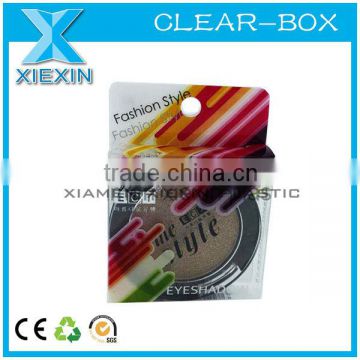 small compact powder packaging box clear pvc