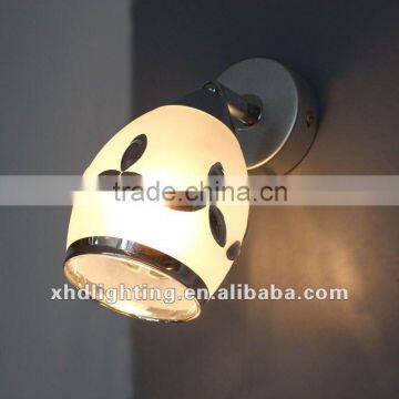 Glass wall light E14 lighting white modern lamps