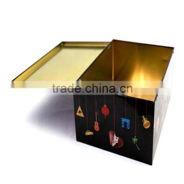 China Alibaba metal tin box/square box/box container