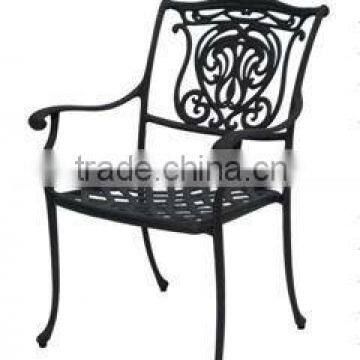 Cast aluminum metal chair garden patio furniture antique style