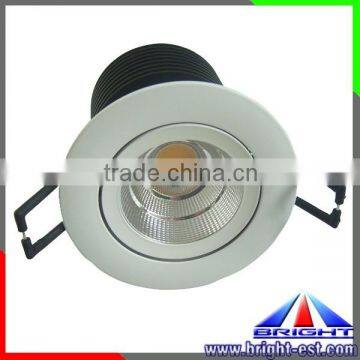 Warm White 3000K 7W COB LED Downlights Dimmable