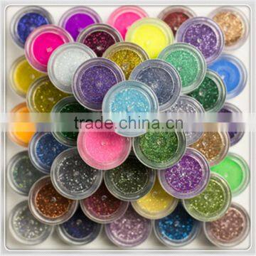 bright pink pigment cosmetics glitter powder