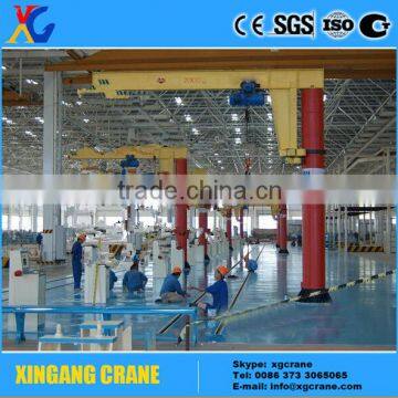 Pillar Mounted Arm Slewing Electric Jib Crane,Industry Crane Manufacturer