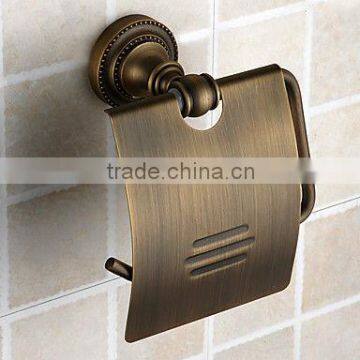 Antique Brass Wall-mounted Toilet Roll Holder BA2015