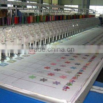 High speed computer sequin embroidery machine of 24 heads