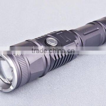 Super Bright Rechargeable LED Flashlight Long Distance Flashlight With Usb Adaptor Charger photo-3