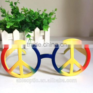 2016 Hot Sale Fashion round Party Peaceful Sunglasses cheap promotion