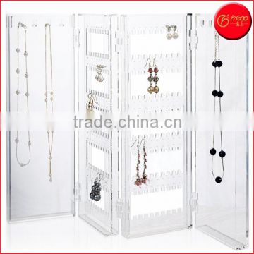 Acrylic Foldable Jewelry Screen Jewelry Hanger Jewelry Holder Jewelry rack