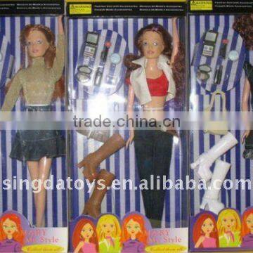 Beautifully plastic fashion doll