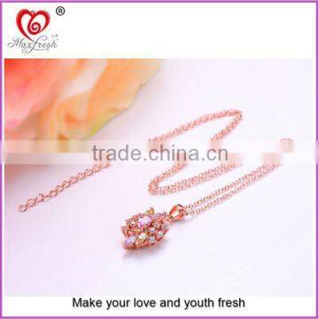 hot selling rose gold necklace fashionable necklace jewelry new model necklace chain