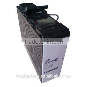 12V100Ah front terminal agm lead acid battery(FT)