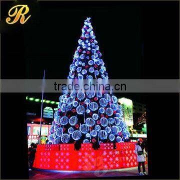 LED light christmas tree ball with topper