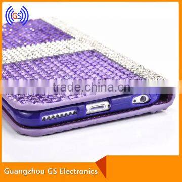 Customized Diamond Leather Flip Bling Case Cover For Samsung Galaxy J7 photo-3