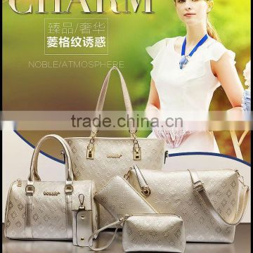 2015 new handbag factory direct picture si piece Ladies Handbag Shoulder Bag embossed across Europe