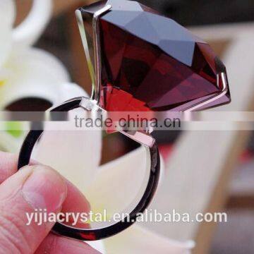 Factory directly wholesale price 40mm seven colors crystal napkin ring