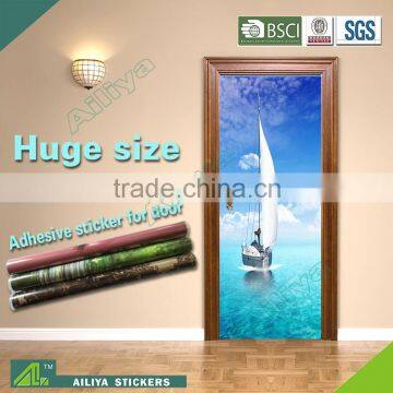 Fashionable Customize lovely handmade waterproof easy removable self adhesive decrative door film