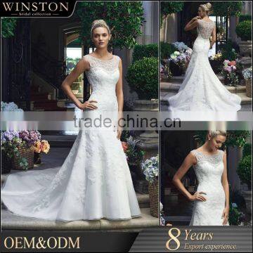 2015 China Dress Manufacturer real sample mermaid wedding dress