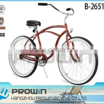 2016 Quality Beach Cruiser/ Beach Cruiser manufacturers/ 26" 1SP BEACH CRUISER for man(PW-B26518)