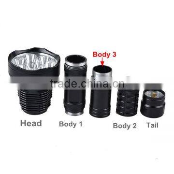 11000 Lumen High Power Rechargeable Torch 9 LED Torch Rechargeable photo-5