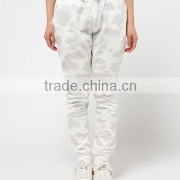 women Lycra white camo pants Camouflage