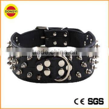 Fashion spiked dog collar dog collar leather