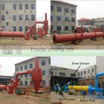 Rotary drying machine for sawdust