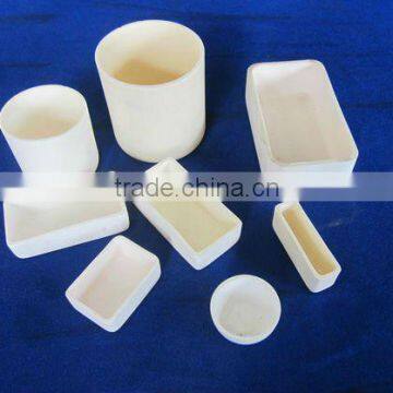 High purity refractory alumina ceramics crucibles