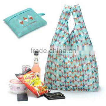 Various types of polyester foldable shopping bag with custom logo