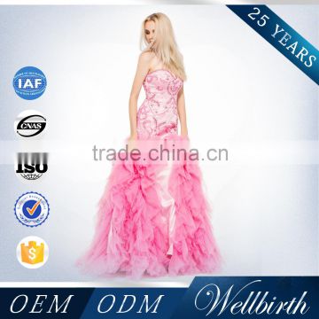 New Fashion Ladies Dress Lebanon Hot Pink Sweetheart Bling Wedding Dress