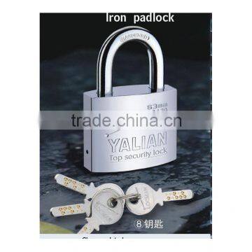 Computer keys padlocks surface chrome plated