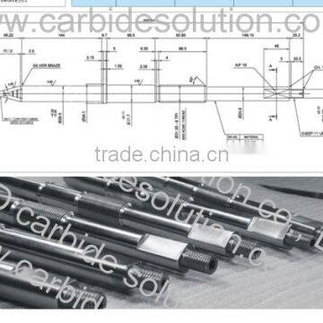 Cemented Carbide and Stainless Steel Oil and gas Valve Stem