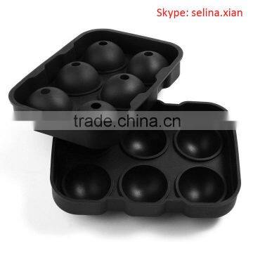 Creative Spherical silicone ice cream popsicle mould mold -Premium Quality Silicone Ice Ball Molds