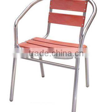 Leisure aluminum chair red