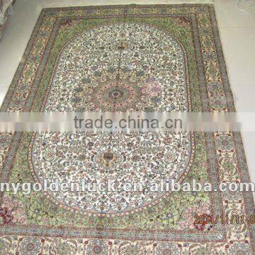 400L 6x9 hand knotted qum persian rugs