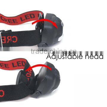 Professional 1W LED+1 White LED+2 RED LED Warning Light Headlamp LED, Best LED Headlamp Headlight, Bright LED Headlamp Lights photo-3