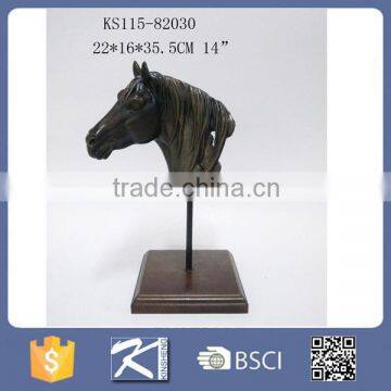 Resin Wild Horse Head for Home Wall Decoration photo-2
