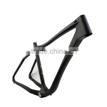 Chinese Factory 26er Fat Bike Carbon Frameset 100mm BSA, 26er Carbon Snow Bike Fat Bike MTB Frame Frameset AG100