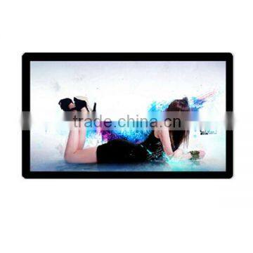 55" rounded infrared touch screen wall hanging android LCD advertising player