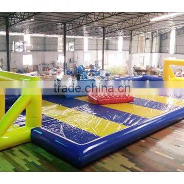 2016 New PVC inflatable water soap soccer field for sale, mini water soccer field