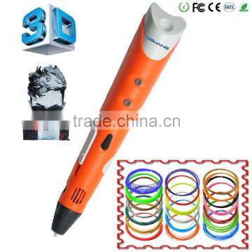 charger eu plug kid toys new Semi-Automatic magic 4 color art OEM 3d pen