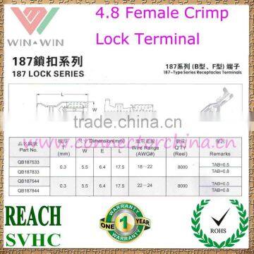 4.8 Female Crimp Lock Terminal photo-2