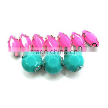 chunky candy beads resin pastel color garment sayjual manik