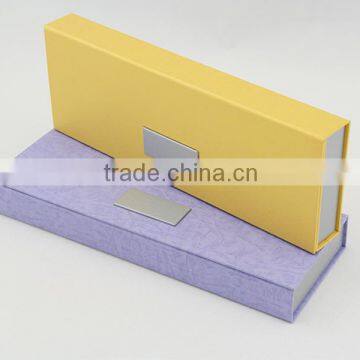 Purple and Yellow Cosmetic Brush Packaging Box photo-3