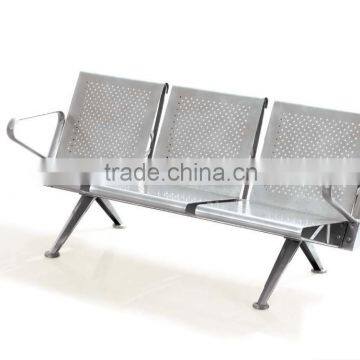 public chair stainless steel waiting chair, lobby waiting chairs