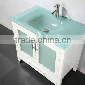 Market Hot Sell Double Sink Modern Bathroom Cabinet Set MJ-3020