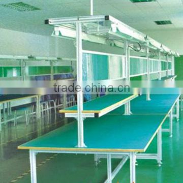 Dongguan Suppliers Aluminum Type Opposite Assembly Desk ESD Assembly Line Workbench