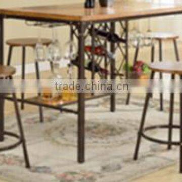 home furniture low price dining table with 4 chairs from China manufacture