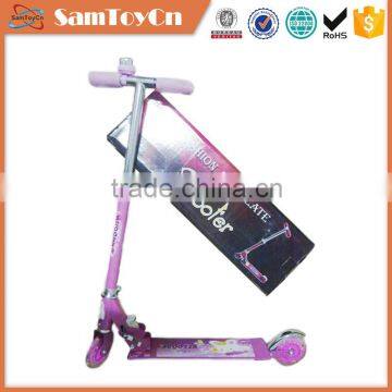 Kids toys 2 wheel kick folding mini toy scooter